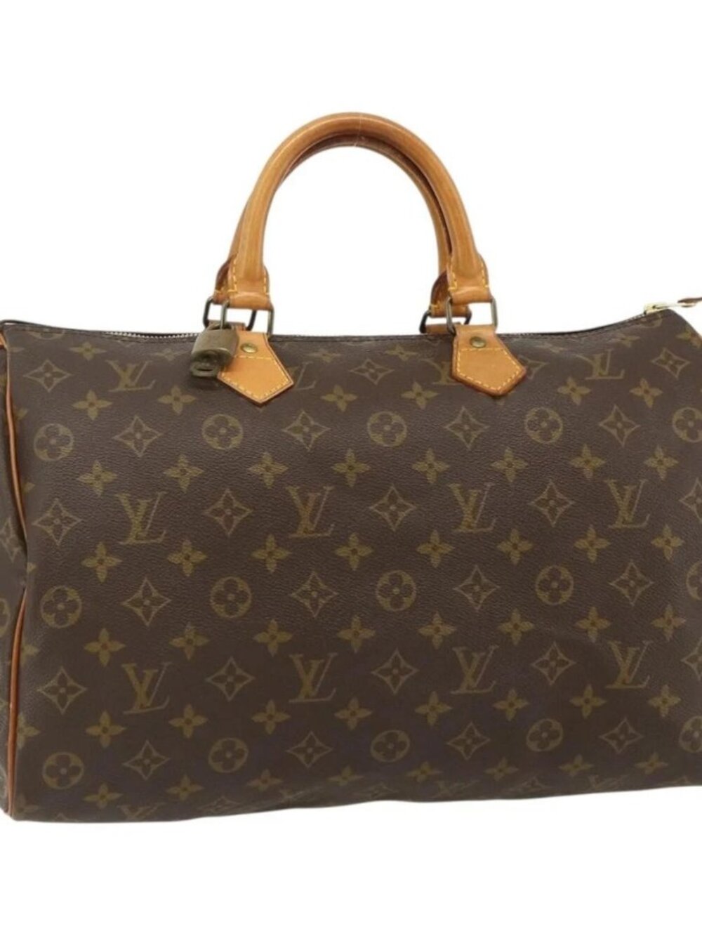 LOUIS VUITTON Monogram Speedy 35 Hand Bag M41524 LV Auth 176469A